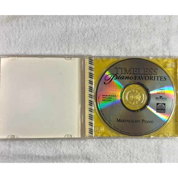 Timeless Piano Favorites CD – Moonlight Piano - Instrumental BMG Madacy 1998 - Picture 3 of 6